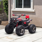 12V 4 Wheeler Kids ATV with Music, Headlights for 37-60 Months Boys and Girls, Red
