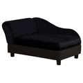 Pet Sofa Bed Couch with Storage, Pet Sofa for Cats and Small Dogs, Black