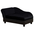 Pet Sofa Bed Couch with Storage, Pet Sofa for Cats and Small Dogs, Black