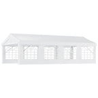 Heavy Duty Party Tent, 13x26 ft Outdoor Wedding Event Shelter, with Removable Sidewalls & Windows, for Family Gatherings, White