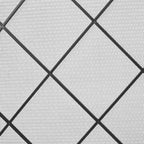 Modern Single Panel Iron Fireplace Screen with Durable Iron Frame, Rustproof Solid Free Standing Fire, 41.5" L x 8.9" W x 32.1" H, Black