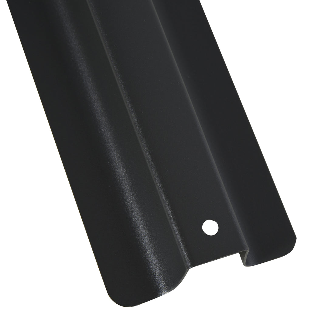 Umbrella Stand Fitting 2" Poles and Steel Base with 4 Fillable Plastic Weights, 4 Gal. Capacity Each - Black