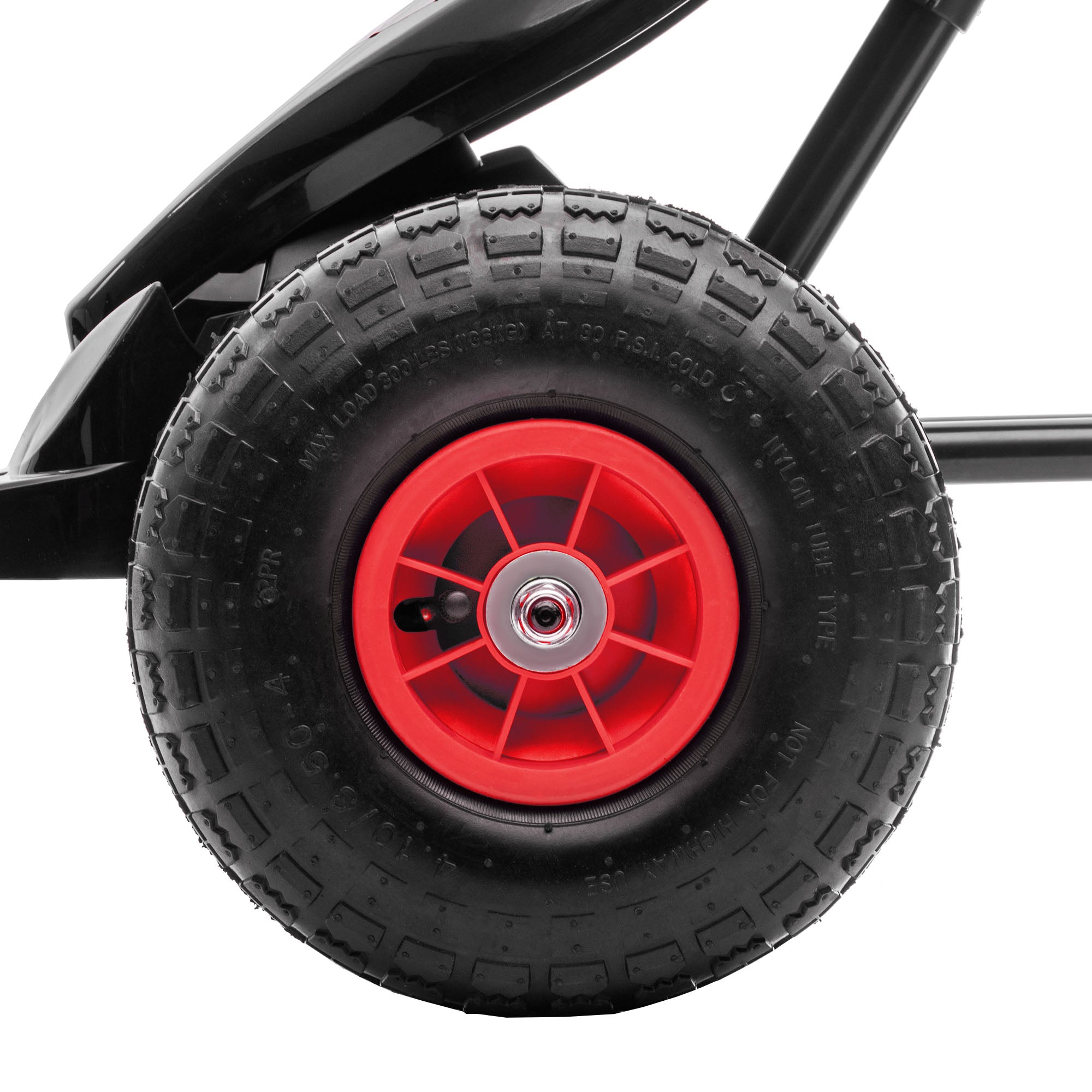Kids Pedal Go Kart Ride-on Toy with Ergonomic Comfort, Pedal Car with Tough, Wear-Resistant Tread, Go Cart Kids Car for Boys & Girls with Suspension System, Safety Hand Brake, Ages 5-12, Red