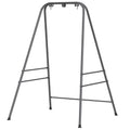 Hammock Chair Stand Indoor and Outdoor Use with Anti-Slip Foot Pads, 2 Carabiners, Gray