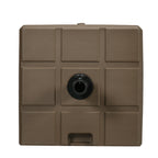 Umbrella Stand for 1.5", or 1.9" Umbrella Poles, Fillable Umbrella Base, Brown