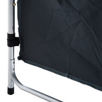 47" Portable Camping Table Aluminum Picnic Folding Camping Table with Carrying Handle and Storage Organizer