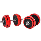 Adjustable Dumbbell Set, 44lbs Convertible to Barbell Weight Set for Home Gym Women and Men Weight Lifting Training