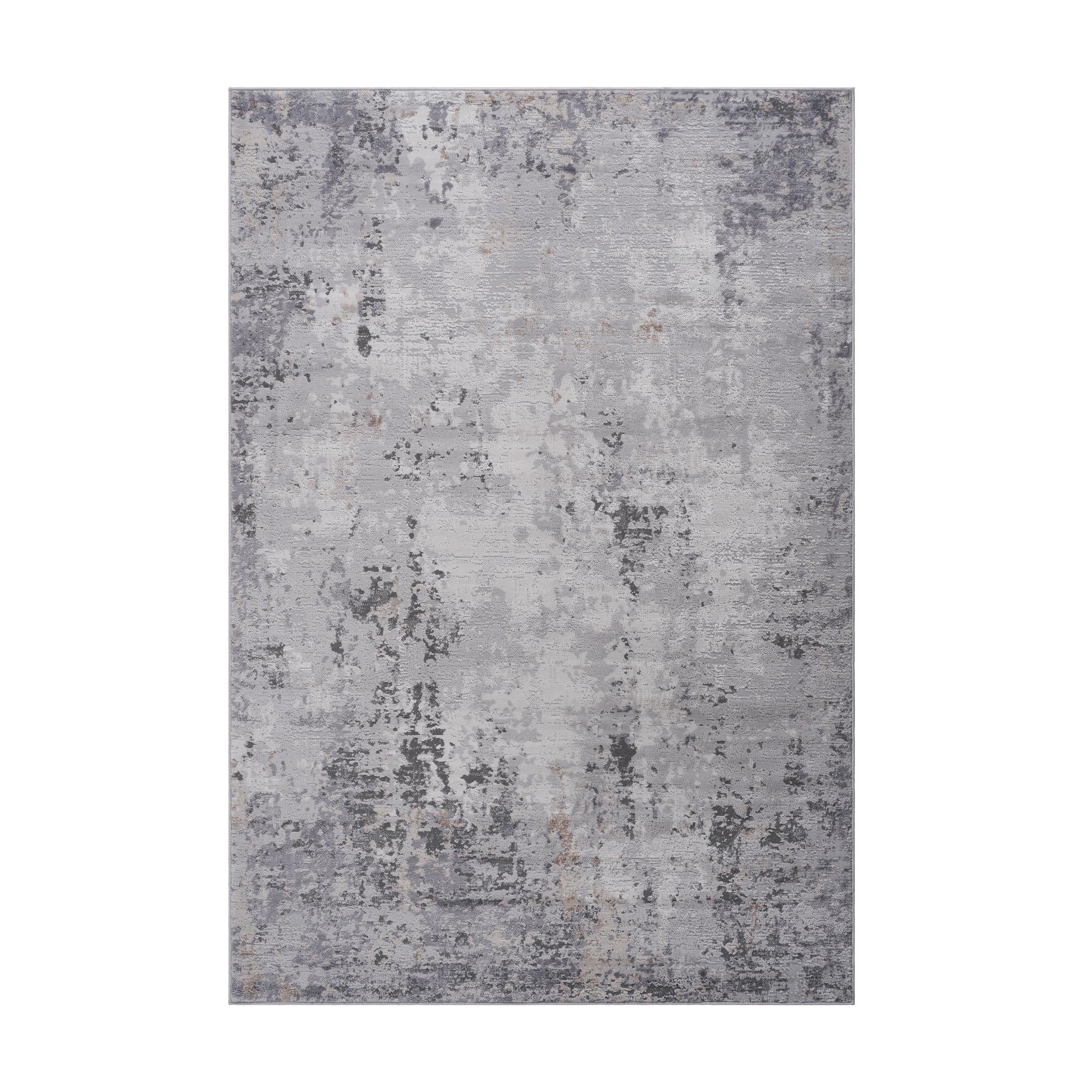Naar 2x3 Stain-Resistant Area Rug with Cotton Backing, Medium Pile Height, Kid and Pet-Friendly Carpet, 36" L x 24" W x 0.35" H, Ivory+Taupe