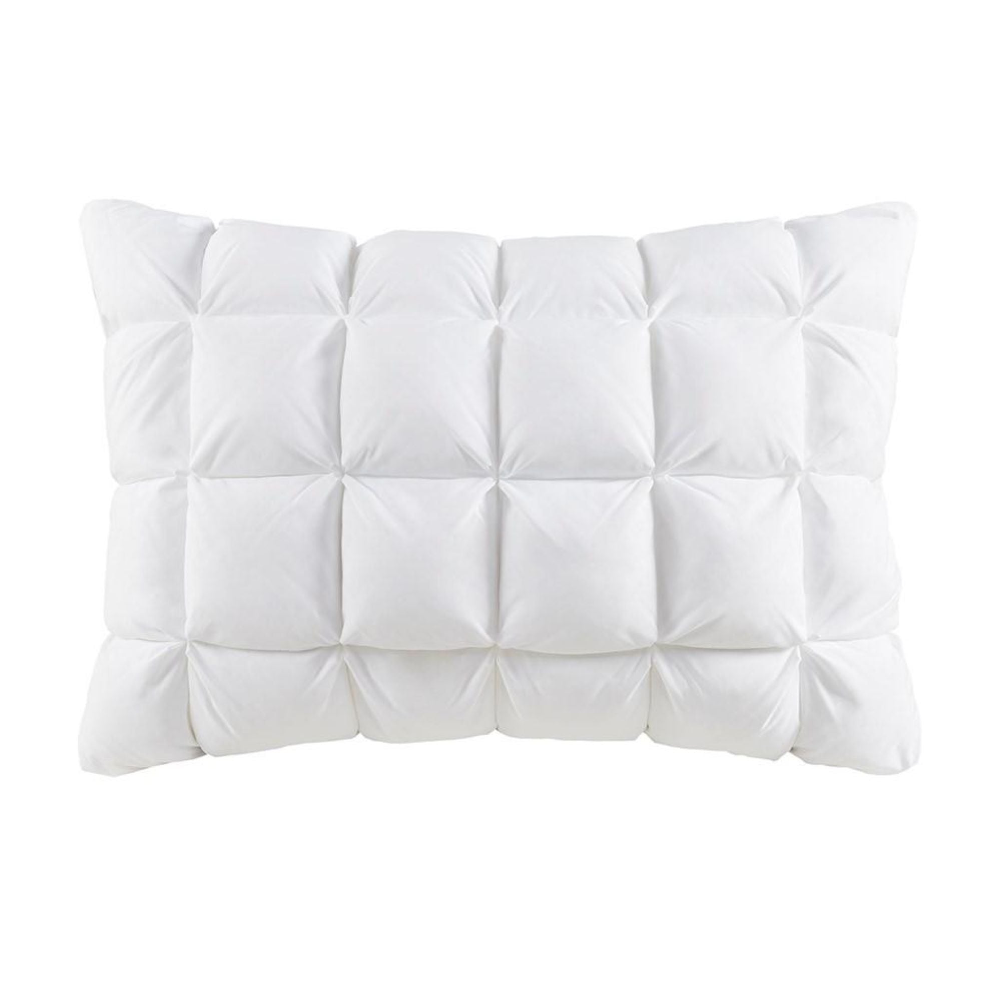 Luxuriously Soft Overfilled Pillow Protector with 100% Polyester Microfiber, 3D Puff Stitching, Zipper Closure, 36" L x 20" W x 0.13" H, White