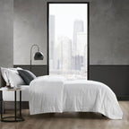 Down Alternative Blanket with Cool Touch, OEKO-TEX Certified, Machine Washable, Designed for Full, Queen Beds, 90" L x 90" W x 0.25" H, White