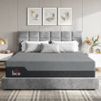 King Mattress, 14 Inch Memory Foam Mattress for Pressure Relief, Graphene Gel Cooling Copper Bed in a Box, Made in USA