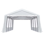 Heavy Duty Party Tent, 13x26 ft Outdoor Wedding Event Shelter, with Removable Sidewalls & Windows, for Family Gatherings, White