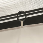 9.84' x 9.84' Gazebo Sidewall Set with Hooks/C-Rings, Beige