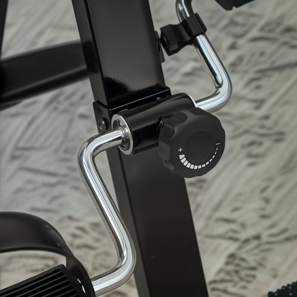 Seated Pedal Exerciser, Foldable Leg Exercise Bike with LCD Monitor for Seniors Elderly, Rehabilitation Recovery Therapy