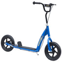 Kick Scooter for Kids 5-12 Years Old with Adjustable Height Handlebar, Non-slip Footplate, Big Wheels, Rear Brake, Blue