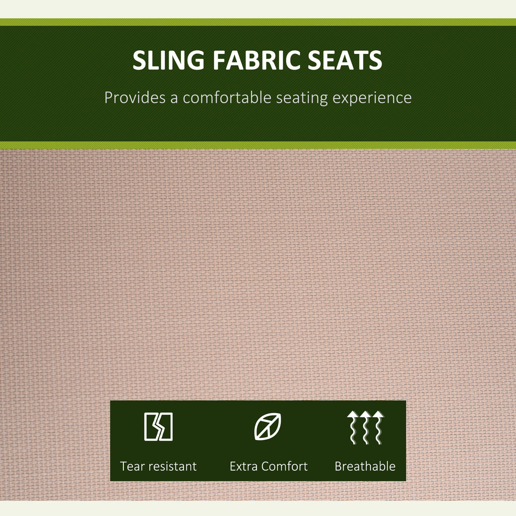 3-Seat Outdoor Porch Swing Chair, Patio Swing Glider with Adjustable Canopy, Breathable Seat, and Steel Frame for Garden, Poolside, Backyard, Beige