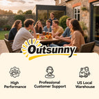 6' Portable Picnic Table and Bench Set, Outdoor Wooden Folding Camping Dining Table Set for Patio Garden Outdoor Activities
