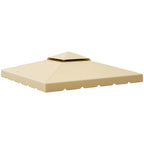 Model 84C-051 or 84C-269 10' x 10' Gazebo Replacement Canopy, Beige