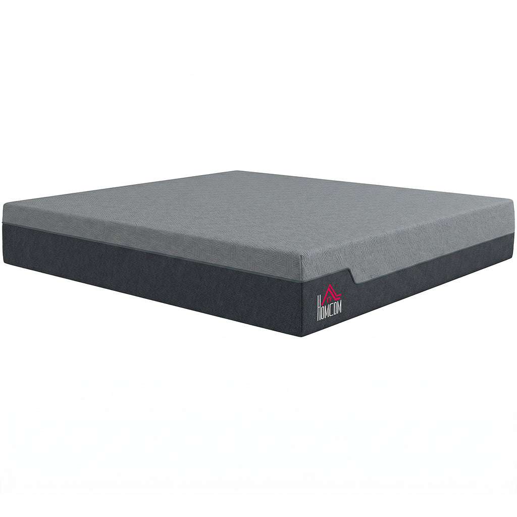 King Mattress, 14 Inch Memory Foam Mattress for Pressure Relief, Graphene Gel Cooling Copper Bed in a Box, Made in USA