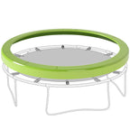 14FT Trampoline Spring Cover, Safety Trampoline Pad Replacement, Waterproof and Tear Resistant, All Weather Trampoline Accessories, No Holes for Pole, Green