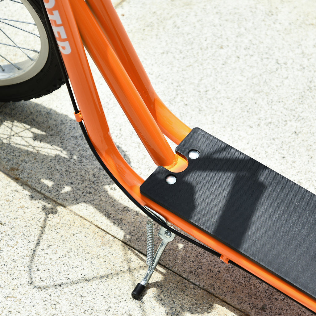 Youth Scooter Kick Scooter for Kids 5+ with Adjustable Handlebar Front and Rear Dual Brakes, Orange