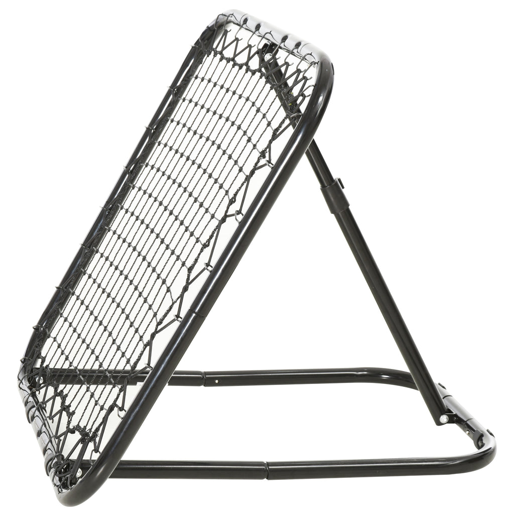 Soccer Rebounder Net, 3' x 3', Angle Adjustable Portable Training Goal Net with Quick Folding Design, Sturdy Metal Tube