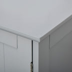 Bathroom Vanities, Bathroom Sink Cabinets with U-Shape Cut-Out and Adjustable Internal Shelf, Gray