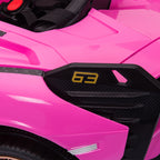 SIAN 12V Kids Rechargeable Ride On Car Toy w/ Remote Control, Pink