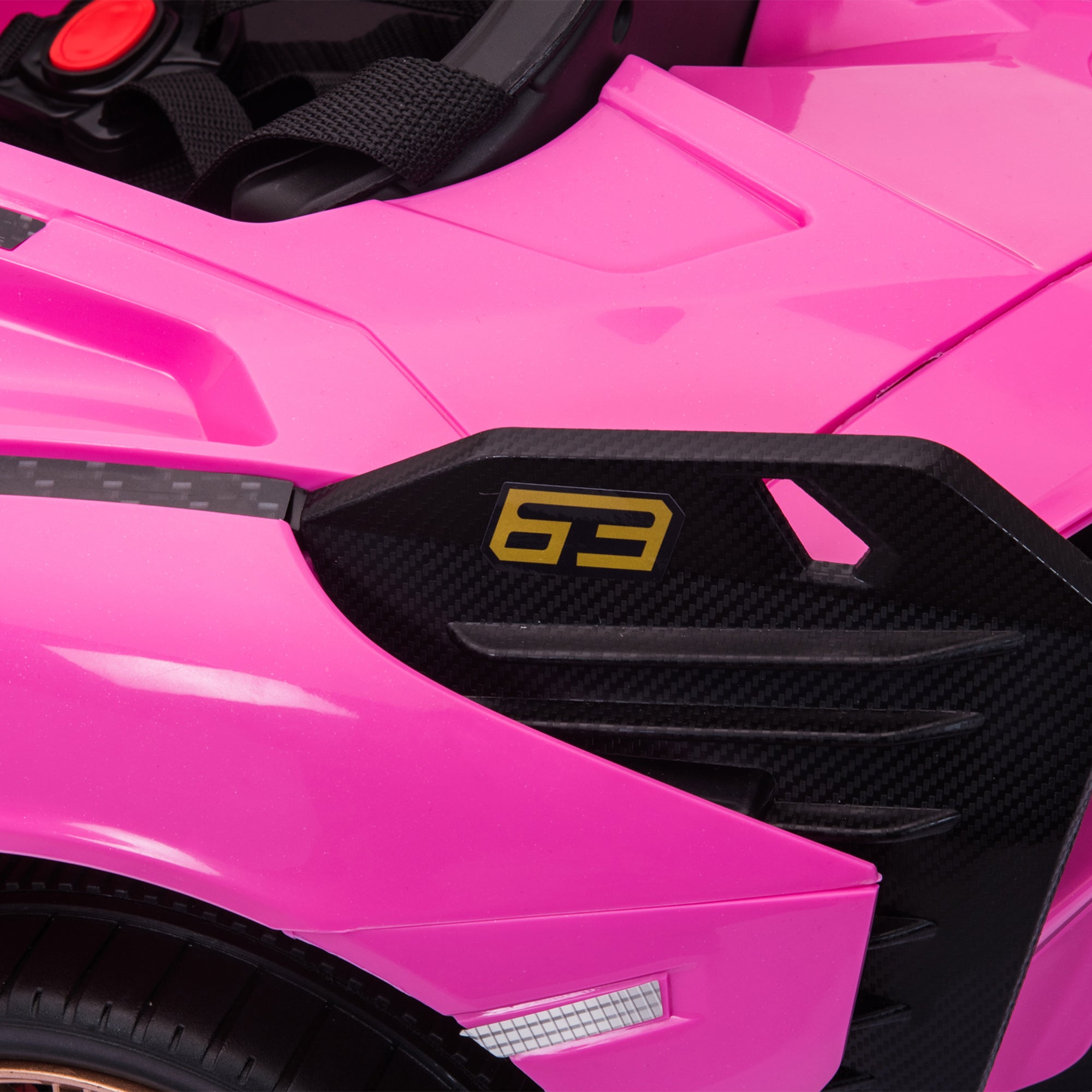 SIAN 12V Kids Rechargeable Ride On Car Toy w/ Remote Control, Pink