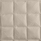 Luxuriously Soft Standard Overfilled Pillow Protector with 100% Polyester Microfiber, Zipper Closure, 3D Puff Stitching, 28" L x 20" W x 0.13" H, Beige