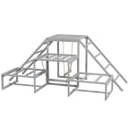 Chicken Roost Toys for Chickens Hens, Coop Accessories with Wood Stand, Ladder Platforms, for 10-15 Chickens