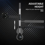 Lightweight Fast-Reflexes Speed Bag Boxing Punching Bag Wall Mount Height Adjustable, MMA, Martial Arts, and Boxing Equipment for Training at Home, Heavy-Duty, 9" H x 7" Dia.