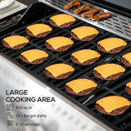 4 Burner Propane Gas Grill with Side Burner, 40,000 BTU Outdoor Barbeque with Shelves, Thermometer, Bottle Opener, Black