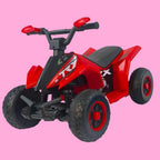 6V Battery-Powered Kids Electric ATV Ride-On with Headlights and MP3/USB, Electric Go-Kart with PP Tires, 40" L x 17.5" W x 17.5" H, Red