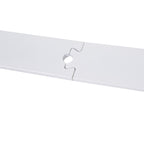 6' Rustic Interior Sliding Barn Door Mounting Hardware Kit - White