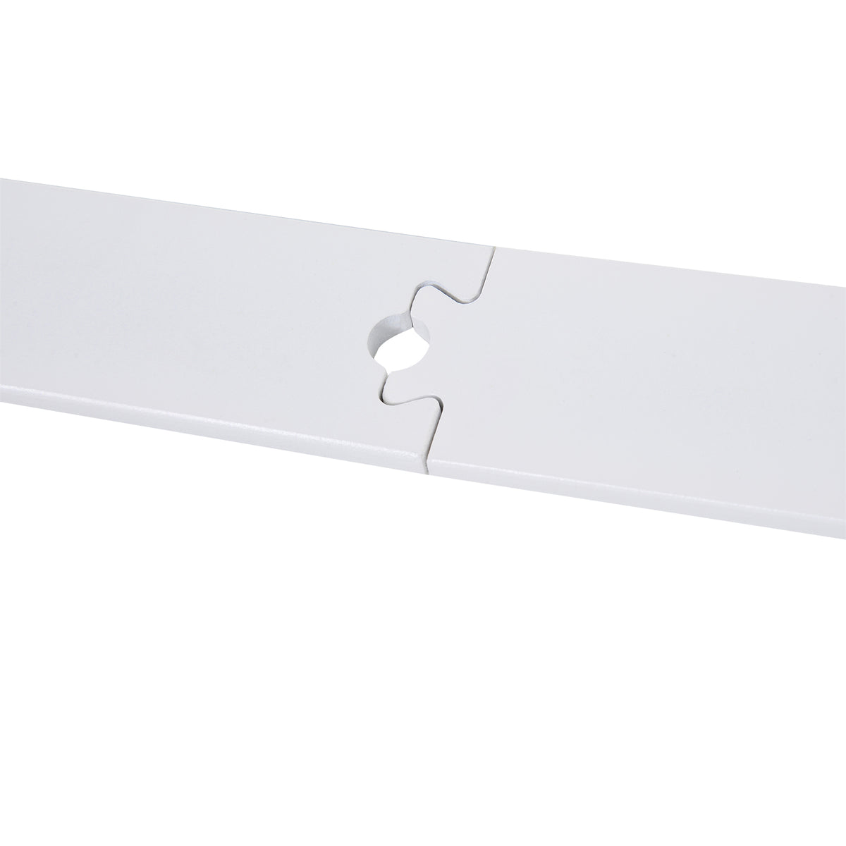 6' Rustic Interior Sliding Barn Door Mounting Hardware Kit - White