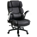 Ergonomic Office Chair with Inflatable Adjustable Lumbar Support, 400 Lbs Heavy Duty High Back Desk Chair, Black