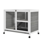 Desk/Table Sized Rabbit Hutch with Wheels