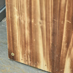 40" x 16" x 12" Raised Planter Box Garden Scalloped Edge Wooden