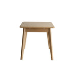 Extendable Dining Table with Diagonal Legs & Rounded Corners, Versatile Kitchen Table for 6-8 People, 59″ L x 31.5″ W x 29.5″ H, Light Oak