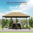 10' x 13' Gazebo Canopy Replacement Roof for 84C-116, Khaki