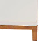 Casual Outdoor Sectional Sofa with Wood Frame & Cushions, Patio Seating Group for Backyard, 25.5" L x 25.5" W x 25.5" H, Beige