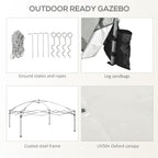 10' x 10' Pop Up Canopy Tent with Netting, Instant Sun Shelter, Tents for Parties, Height Adjustable, with Wheeled Carry Bag and 4 Sand Bags for Outdoor, Garden, Patio, Gray
