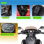 2-Seat 12V Kids Electric Ride-On Motorcycle with Storage Trunk, 3-Wheel Motorbike with MP3 and Bluetooth, 43.5'' L x 19'' W x 26.5'' H, Red