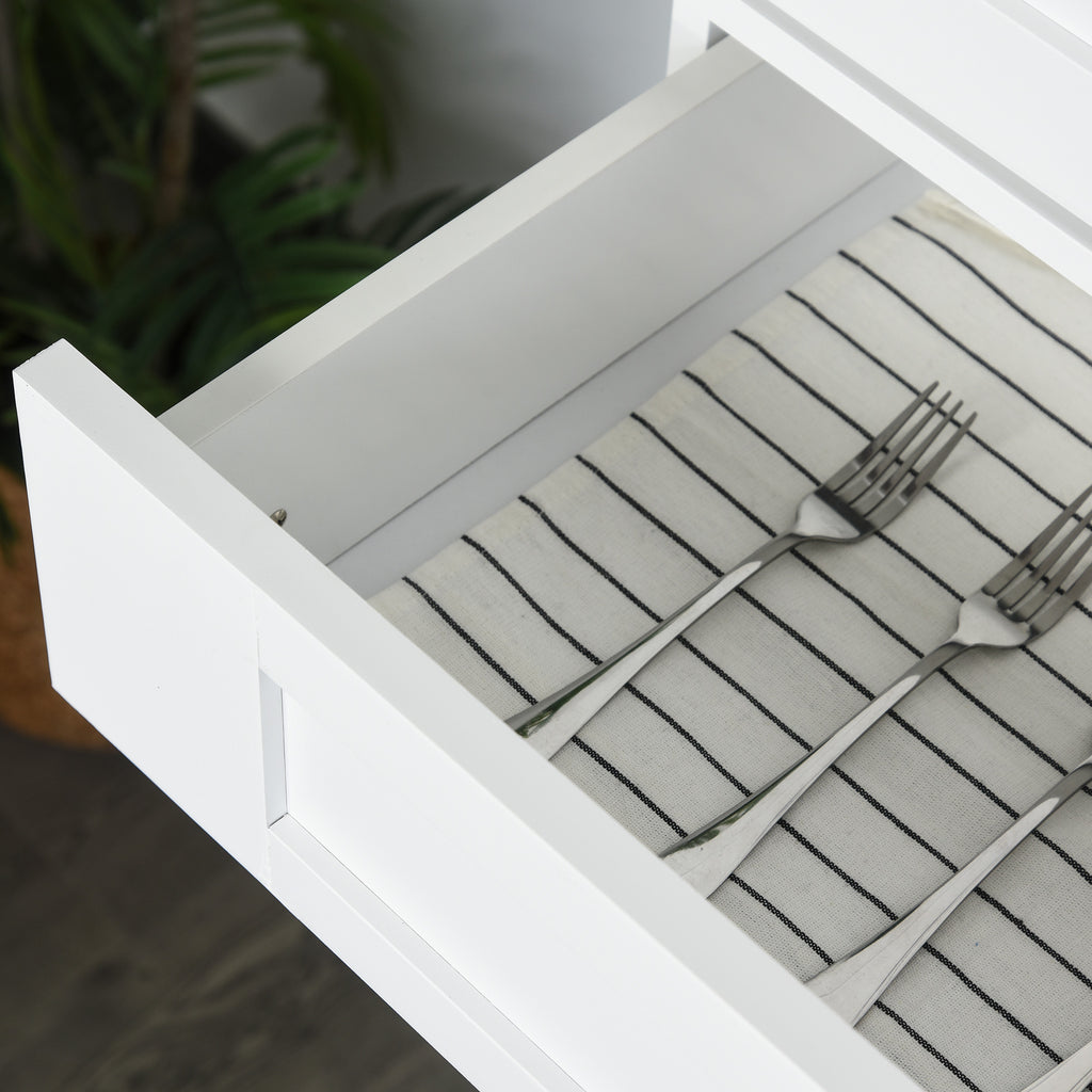 White Pantry Cabinet with Adjustable Shelving for Kitchen, Perfect for Family, White