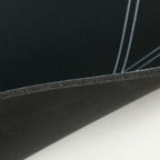 Poker Mat Texas Hold'em Poker Table Top with Non-Slip Bottom Black