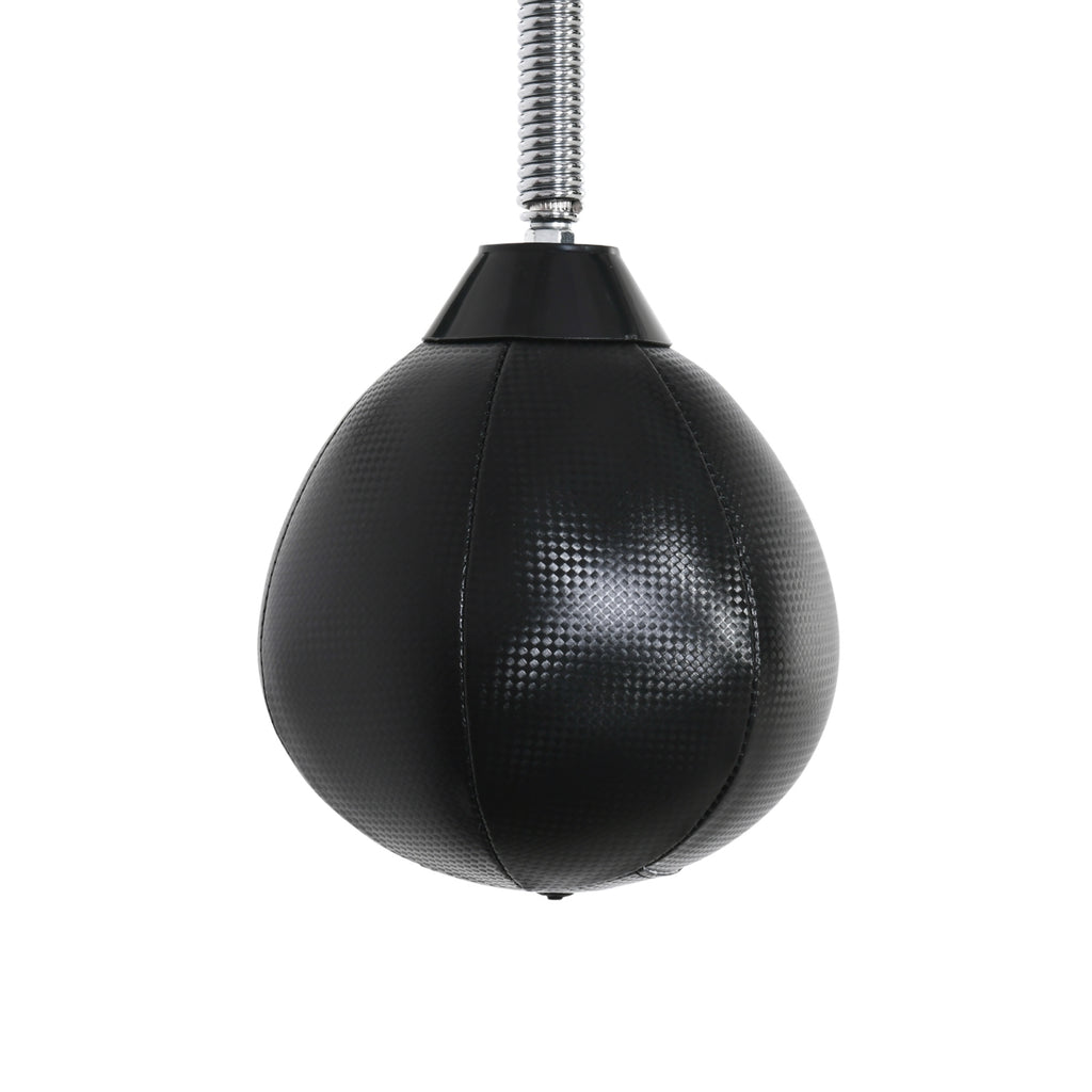 Lightweight Fast-Reflexes Speed Bag Boxing Punching Bag Wall Mount Height Adjustable, MMA, Martial Arts, and Boxing Equipment for Training at Home, Heavy-Duty, 9" H x 7" Dia.