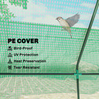 71" x 36" x 28" Mini Greenhouse Portable Hot House for Plants with Large Zipper Windows for Outdoor, Indoor, Garden, Green