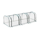 11.5' L x 3.25' W x 2.5' H PVC Metal Tunnel Garden Greenhouse Kit