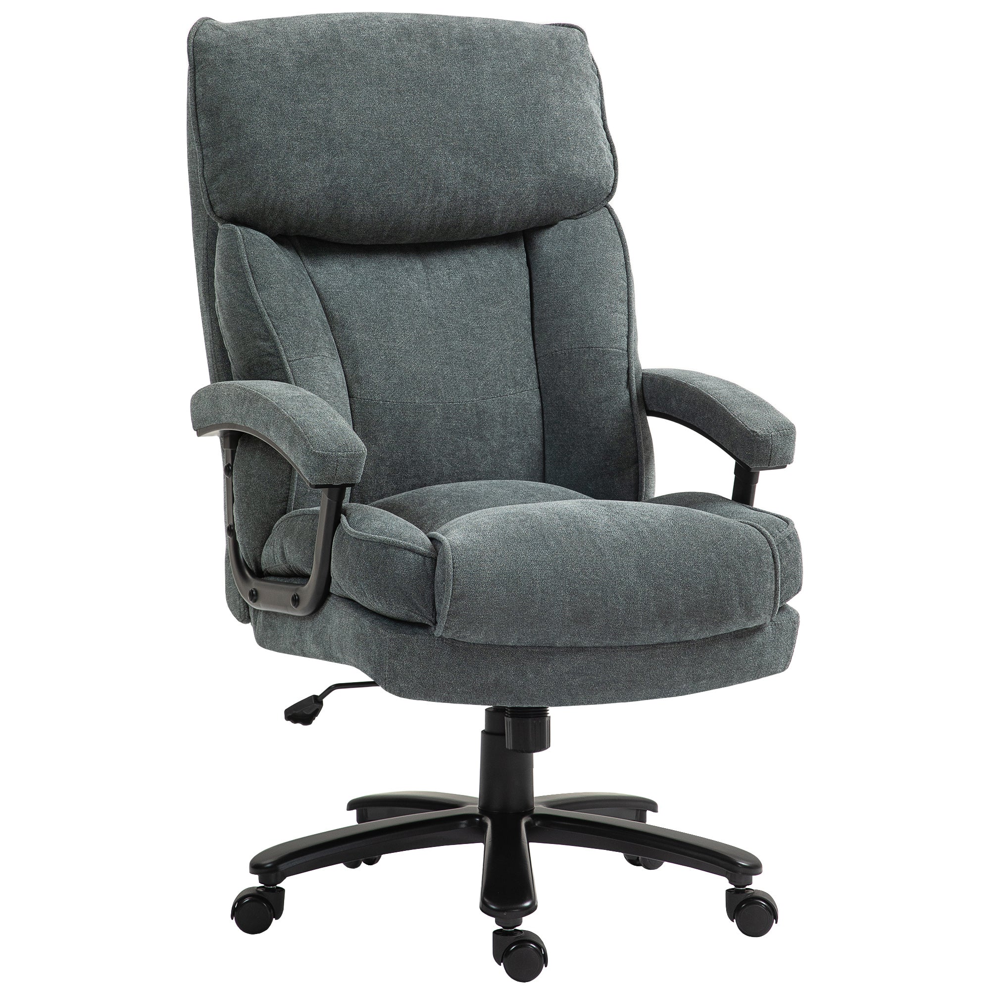 Big and Tall Executive Office Chair, Up to 450 lbs. Heavy Duty Desk Chair, Computer Chair for Heavy People, Gray